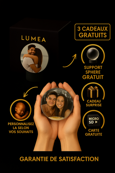 Boule Luméa™ – Immortalisez vos souvenirs en 3D