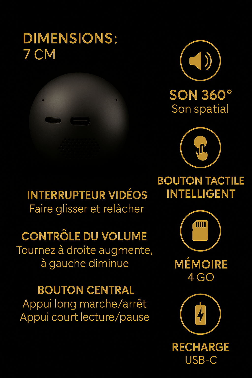 Boule Luméa™ – Immortalisez vos souvenirs en 3D