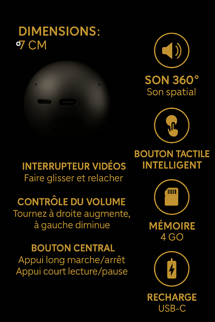 Boule Luméa™ – Immortalisez vos souvenirs en 3D