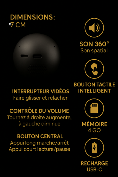 Boule Luméa™ – Immortalisez vos souvenirs en 3D